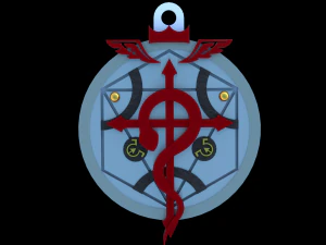 full metal alchemist pendant 3D Print Model