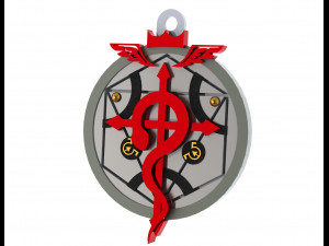 full metal alchemist pendant 3Dプリントモデル