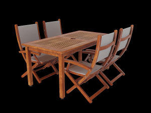 backyard table 3D Модель