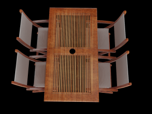 backyard table 3D Модель