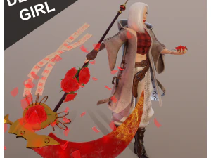 дівчина смерті 3D Модель