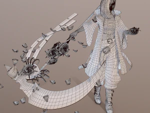 death girl 3D Model