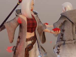 death girl 3D Model