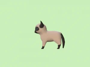 chibi cat v1 3D Model