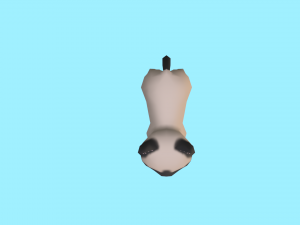 chibi cat v1 3D-Modell