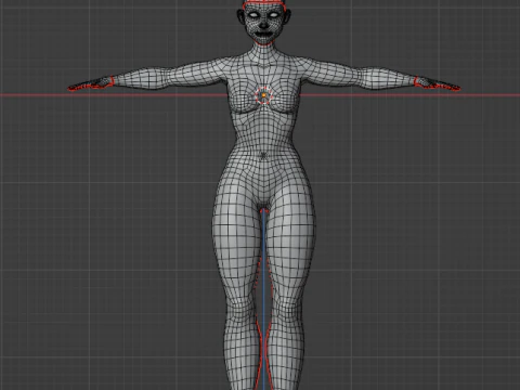 Basic Body woman 3D Model