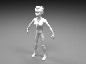 femalecharacter3 123 3Dモデル