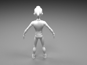femalecharacter3 123 3D Model