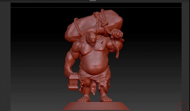 troll 3D-Modell .c4d .max .obj .3ds .fbx .stl .blend 