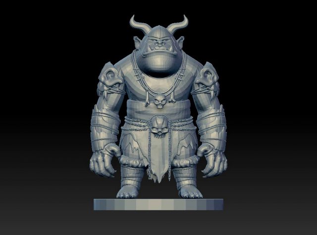 monster Model 3D .c4d .max .obj .3ds .fbx .stl .blend