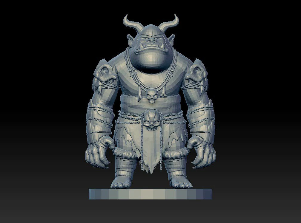 monster 3D Model .c4d .max .obj .3ds .fbx .stl .blend
