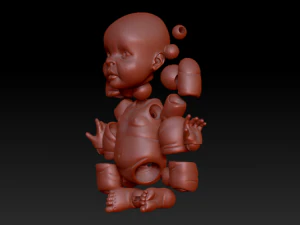 baby puppe 3D Model