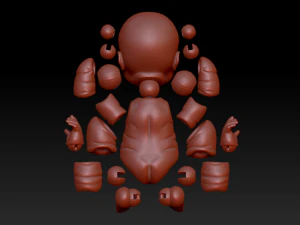 baby puppe 3D Model