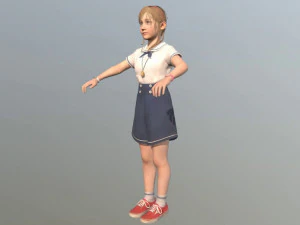 girl kid 3D Model