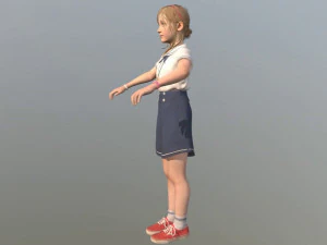 girl kid 3D Model