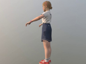 girl kid 3Dモデル