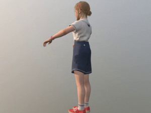 girl kid 3Dモデル
