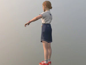 girl kid 3D Model