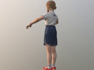 girl kid 3Dモデル