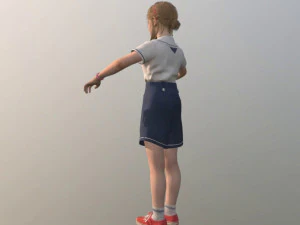 girl kid 3D Model