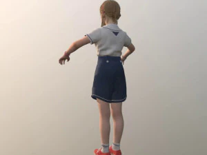 girl kid 3D Model