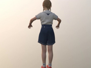 girl kid 3Dモデル