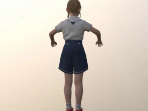 girl kid 3D Model