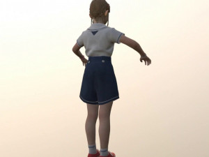 girl kid 3Dモデル