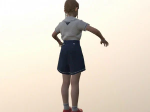 girl kid 3D Model
