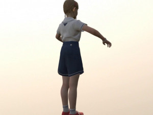 girl kid 3Dモデル