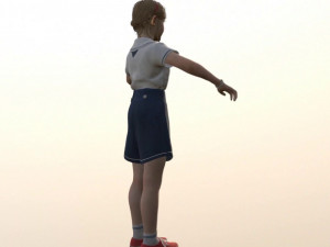 girl kid 3Dモデル