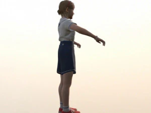 girl kid 3D Model