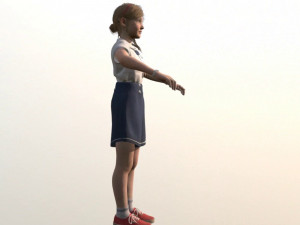 girl kid 3Dモデル