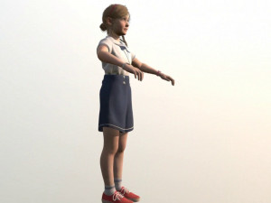 girl kid 3Dモデル
