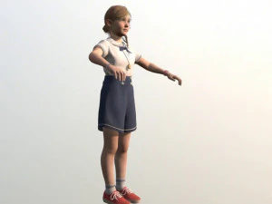 girl kid 3D Model