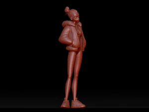 cute girl 3D Model