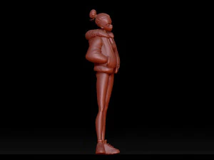 cute girl 3D Model