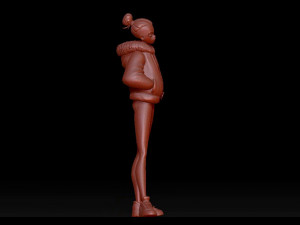 cute girl Modèle 3D