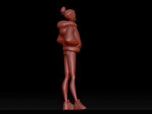 cute girl Modèle 3D