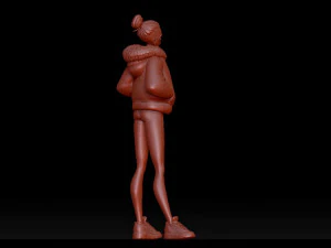 cute girl 3D Model