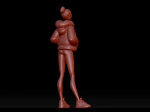 cute girl 3D Model