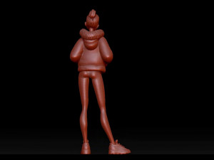 cute girl Modèle 3D