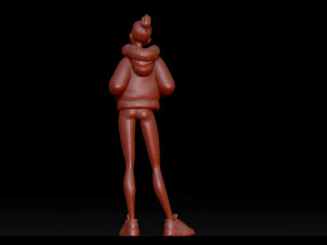cute girl Modèle 3D