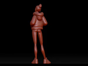 cute girl 3D Model