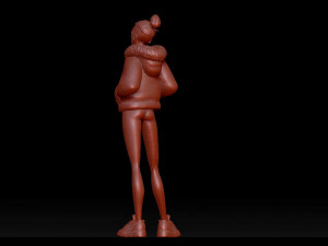cute girl Modèle 3D