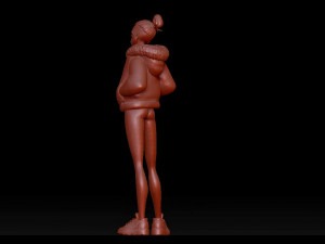 cute girl Modèle 3D