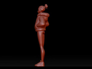 cute girl Modèle 3D