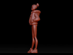 cute girl Modèle 3D