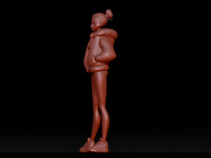 cute girl 3D Model