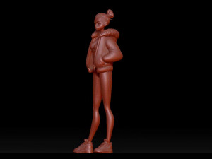 cute girl Modèle 3D